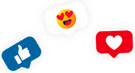 Social icons decoration